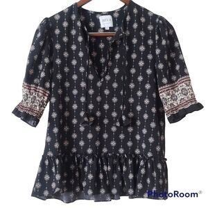 Misa boho top tassel tie